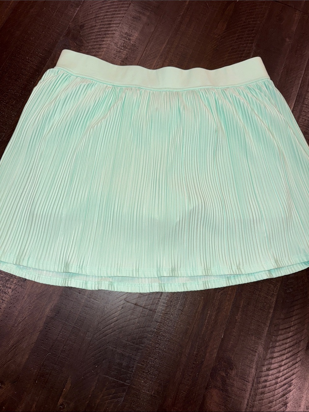 90 Degree by Reflex Mint Pleated Tennis Skort with Built-In Shorts Size L